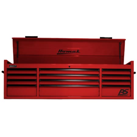 Homak 72in RS PRO 12 DR TOP CHEST W/OUTL-RD RD02072120